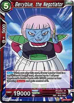 Berryblue the Negotiator BT6-019 Destroyer Kings Dragonball Super card