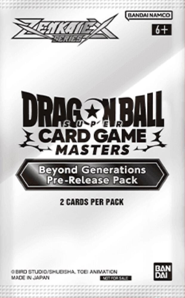 Beyond Generations Pre Release Pack  Beyond Generations Pre-Release Cards Dragonball Super card