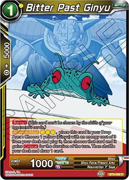 Bitter Past Ginyu BT5-096 Miraculous Revival Dragonball Super card