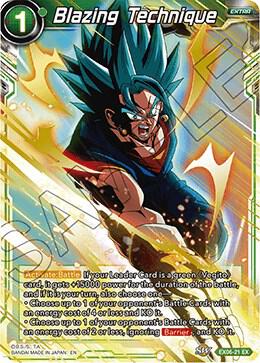 Blazing Technique Foil EX06-21 Special Anniversary Set Dragonball Super card