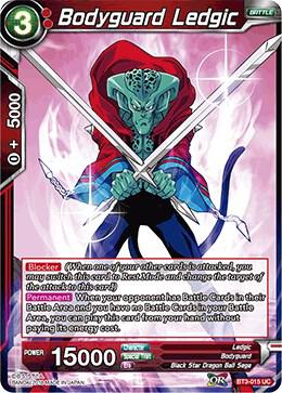 Bodyguard Ledgic BT3-015 Cross Worlds Dragonball Super card