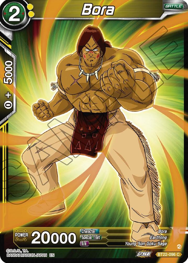 Bora BT22-096 Critical Blow Dragonball Super card
