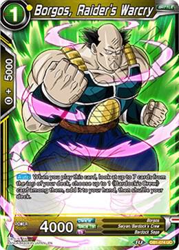 Borgos Raiders Warcry Foil DB1-074 Draft Box 04 - Dragon Brawl Dragonball Super card