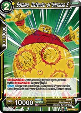 Botamo Defender of Universe 6 BT7-088 Assault of the Saiyans Dragonball Super card
