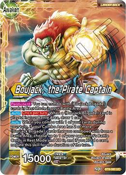 Boujack Boujack the Pirate Captain BT6-080 Destroyer Kings Dragonball Super card