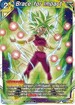 Brace for Impact P-186 Promotion Cards Dragonball Super card