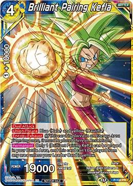 Brilliant Pairing Kefla Shop Tournament Assault of Saiyans P-132 Promotion Cards Dragonball Super card