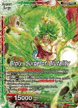 Broly Broly Surge of Brutality P-181 Promotion Cards Dragonball Super card