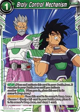 Broly Control Mechanism Foil BT6-076 Destroyer Kings Dragonball Super card