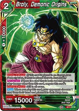 Broly Demonic Origins Foil BT7-117 Assault of the Saiyans Dragonball Super card