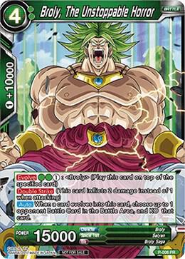 Broly The Unstoppable Horror Foil Version P-006 Promotion Cards Dragonball Super card