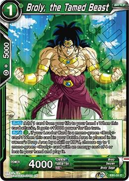 Broly the Tamed Beast Foil EB1-31 Battle Evolution Booster Dragonball Super card