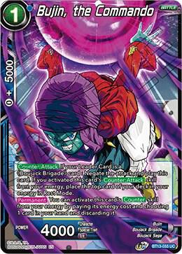 Bujin the Commando BT13-055 Supreme Rivalry Dragonball Super card