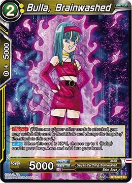 Bulla Brainwashed Foil BT8-077 Malicious Machinations Dragonball Super card