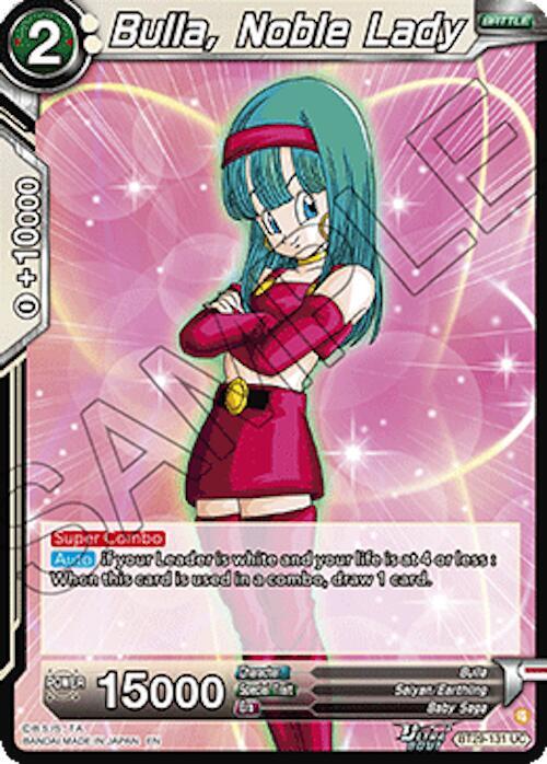 Bulla Noble Lady BT29-131 Fearsome Rivals Dragonball Super card