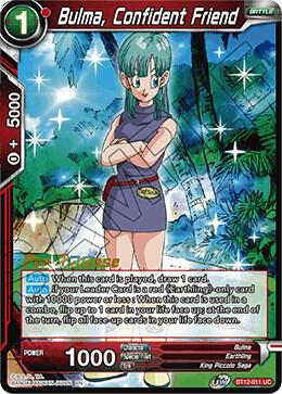 Bulma Confident Friend Foil BT12-011 Vicious Rejuvenation Dragonball Super card