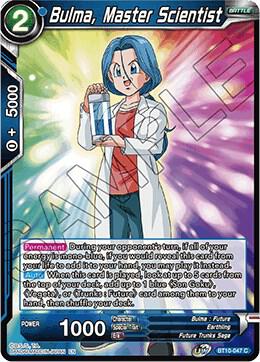 Bulma Master Scientist BT10-047 Rise of the Unison Warrior Dragonball Super card