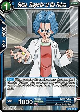 Bulma Supporter of the Future BT2-045 Union Force Dragonball Super card