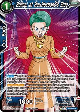 Bulma at Her Husbands Side P-251 Promotion Cards Dragonball Super card