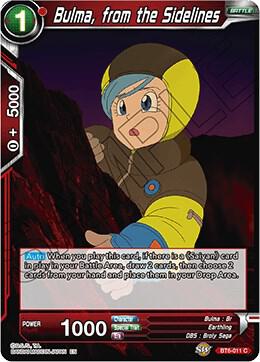Bulma from the Sidelines Foil BT6-011 Destroyer Kings Dragonball Super card