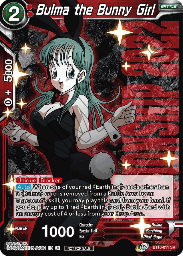 Bulma the Bunny Girl Championship 2022 Celebration Pack BT10-011 Promotion Cards Dragonball Super card
