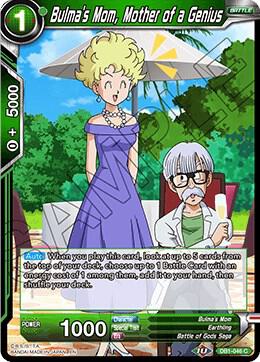 Bulmas Mom Mother of a Genius Foil DB1-046 Draft Box 04 - Dragon Brawl Dragonball Super card