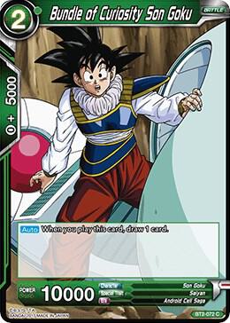 Bundle of Curiosity Son Goku BT2-072 Union Force Dragonball Super card