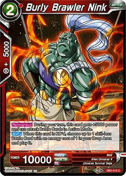 Burly Brawler Nink Foil DB2-018 Draft Box 05 - Divine Multiverse Dragonball Super card