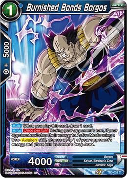 Burnished Bonds Borgos TB3-029 Clash of Fates Dragonball Super card