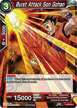 Burst Attack Son Gohan P-049 Promotion Cards Dragonball Super card
