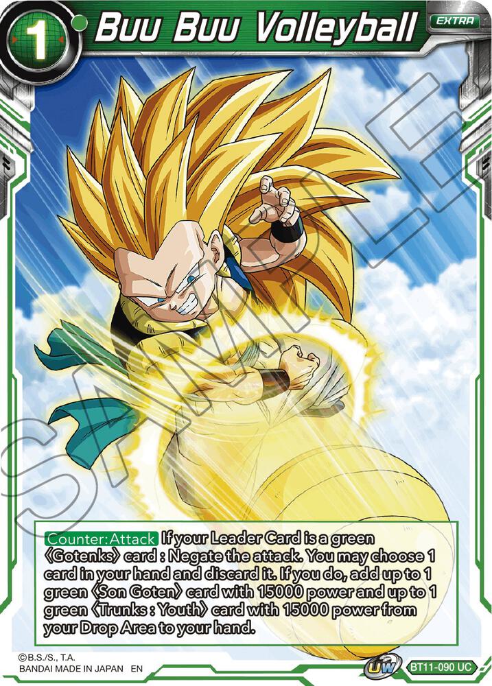 Buu Buu Volleyball BT11-090 Vermilion Bloodline Dragonball Super card