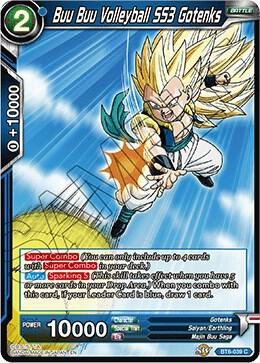 Buu Buu Volleyball SS3 Gotenks Foil BT6-039 Destroyer Kings Dragonball Super card