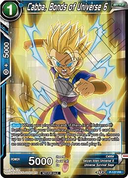 Cabba Bonds of Universe 6 Shop Tournament Assault of Saiyans Foil P-127 Promotion Cards Dragonball Super card