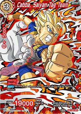 Cabba Saiyan Tag Team DB1-095 Draft Box 04 - Dragon Brawl Dragonball Super card