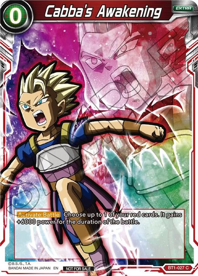 Cabbas Awakening Event Pack 05 BT1-027 Promotion Cards Dragonball Super card