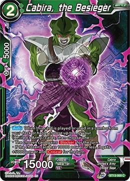 Cabira the Besieger BT13-069 Supreme Rivalry Dragonball Super card