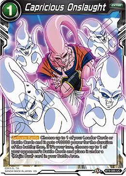 Capricious Onslaught Foil BT9-085 Universal Onslaught Dragonball Super card