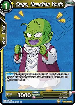 Cargo Namekian Youth TB3-060 Clash of Fates Dragonball Super card