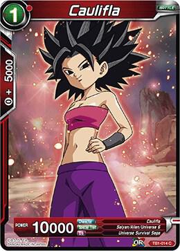 Caulifla Foil TB1-014 Tournament of Power Dragonball Super card