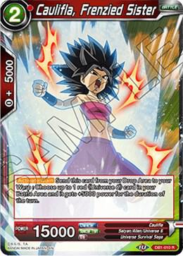 Caulifla Frenzied Sister DB1-010 Draft Box 04 - Dragon Brawl Dragonball Super card