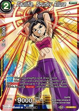 Caulifla Spunky Allure P-180 Promotion Cards Dragonball Super card