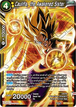 Caulifla the Awakened Sister BT7-083 Assault of the Saiyans Dragonball Super card