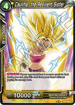 Caulifla the Resilient Sister BT7-084 Assault of the Saiyans Dragonball Super card