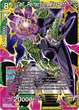 Cell Perfection Misspent Foil XD3-09 Universal Onslaught Dragonball Super card