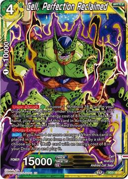 Cell Perfection Reclaimed Foil XD3-10 Universal Onslaught Dragonball Super card