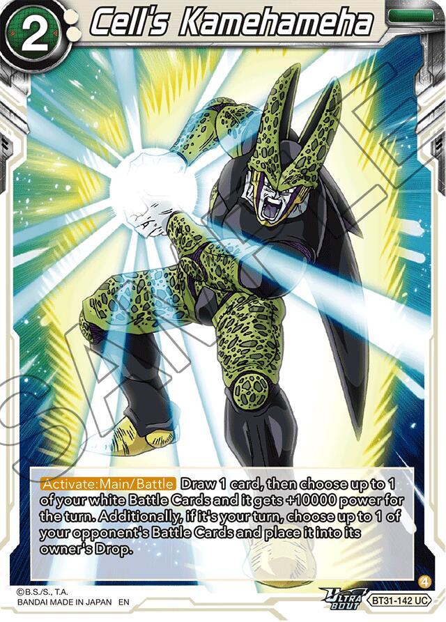 Cells Kamehameha BT31-142 Impact Beyond Dimensions Dragonball Super card