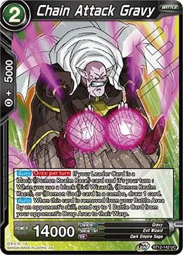 Chain Attack Gravy Foil BT12-142 Vicious Rejuvenation Dragonball Super card