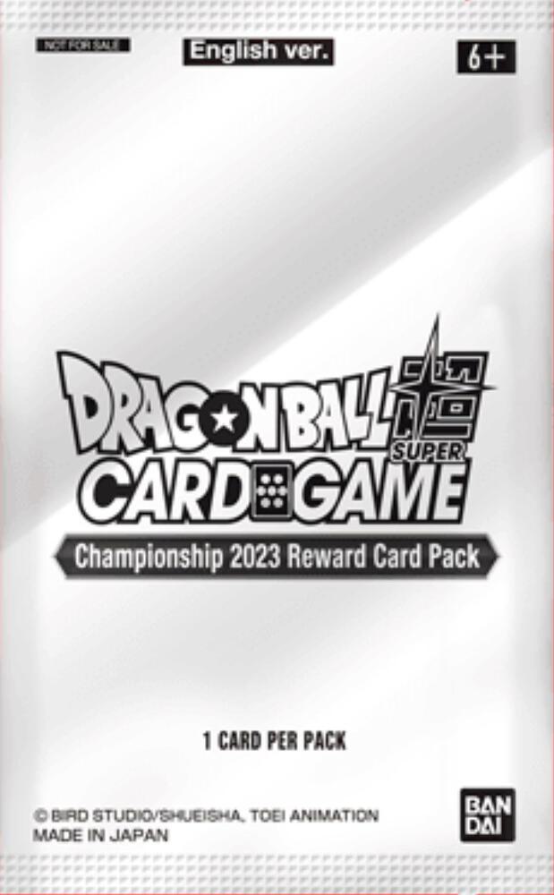 Championship 2023 Reward Pack  Promotion Cards Dragonball Super card