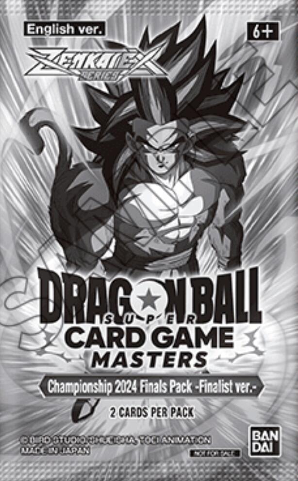 Championship 2024 Finals Pack Finalist ver  Tournament Promotion Cards Dragonball Super card