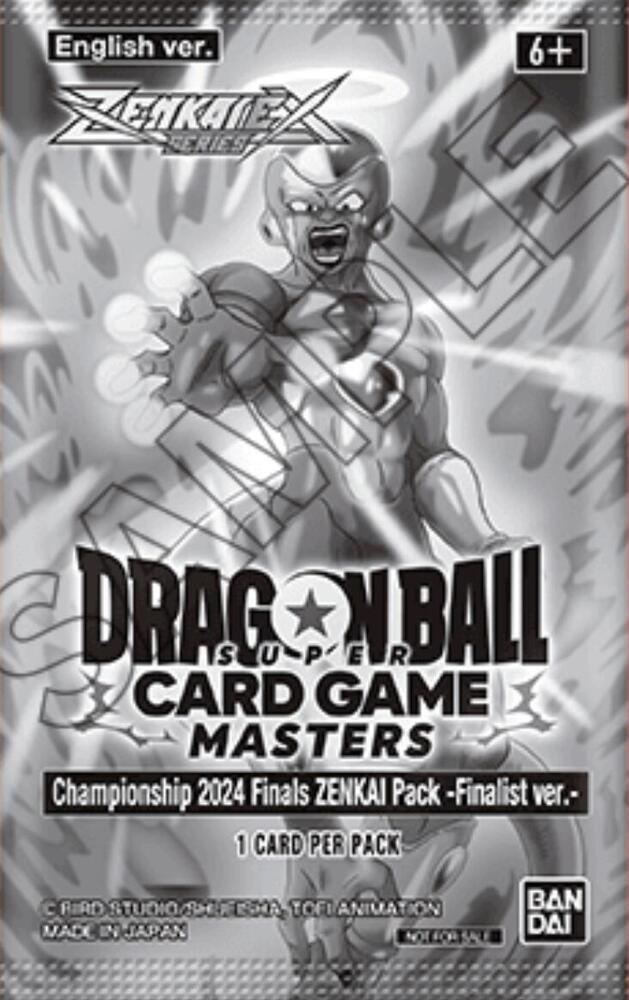 Championship 2024 Finals Zenkai Pack Finalist ver  Tournament Promotion Cards Dragonball Super card